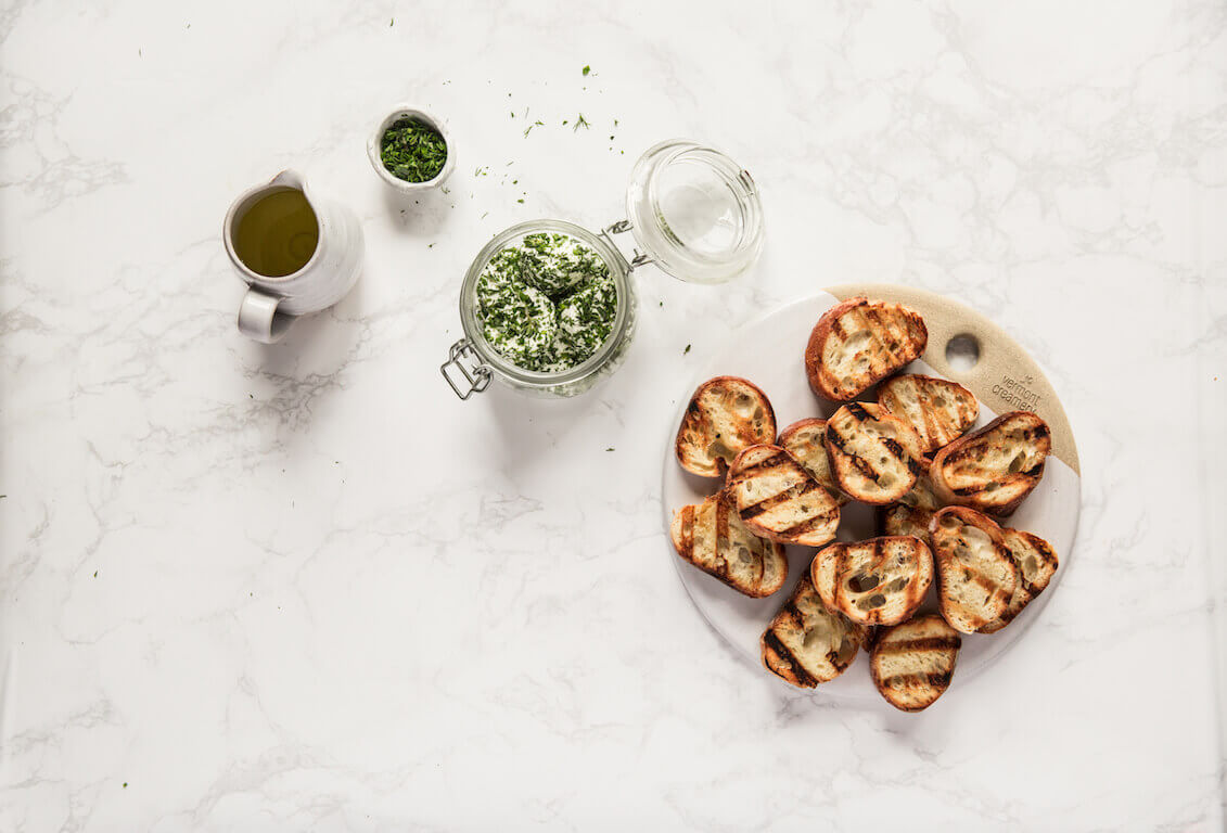 Herb Marinated Goat Cheese-image